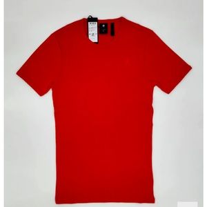 G-Star Basic T-Shirt with logo Dark Candy XL